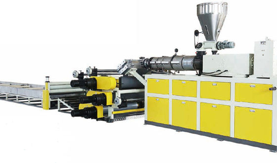 บรรทัดการอัดรีดแผ่น LVT สำหรับพื้นชั้น 75KW