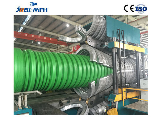 HDPE PP Double Wall Corrugated Dwc เครื่องรีดท่อ