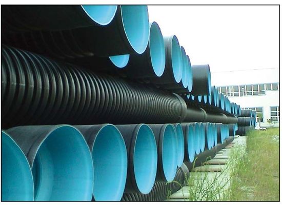 HDPE PP Double Wall Corrugated Dwc เครื่องรีดท่อ