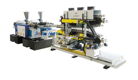 ซีเมนส์ HMI HDPE PP DWC ดับเบิลเครื่องท่อลูกฟูก