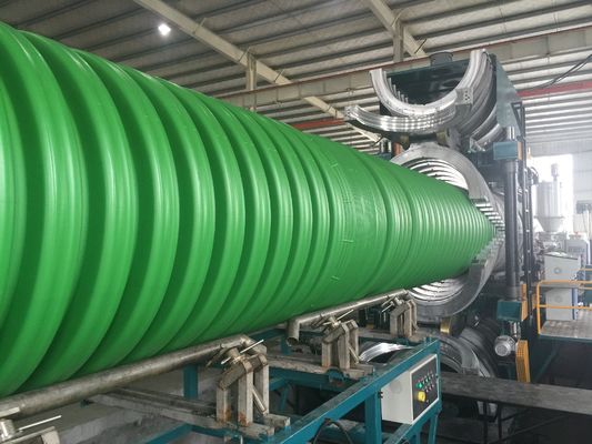 เครื่องลูกฟูกท่อแนวตั้ง HDPE PP DWC คู่ผนัง