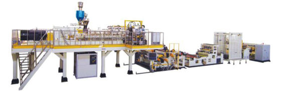 Twin Screw Food Package วัสดุ PET PLA Sheet Extrusion Lines