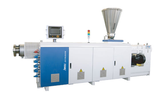 37kw JWELL เคาน์เตอร์หมุนสกรูคู่ Extruder