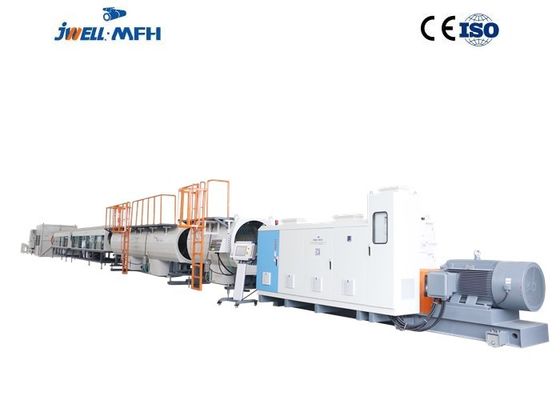 เครื่องทำท่อคอมโพสิต HDPE สามชั้นอัตโนมัติสูงสำหรับน้ำประปา