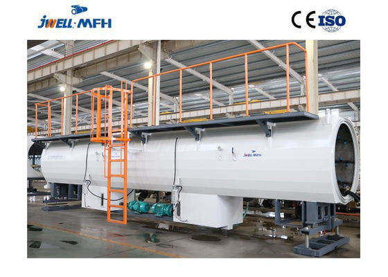 เครื่องทำท่อคอมโพสิต HDPE สามชั้นอัตโนมัติสูงสำหรับน้ำประปา