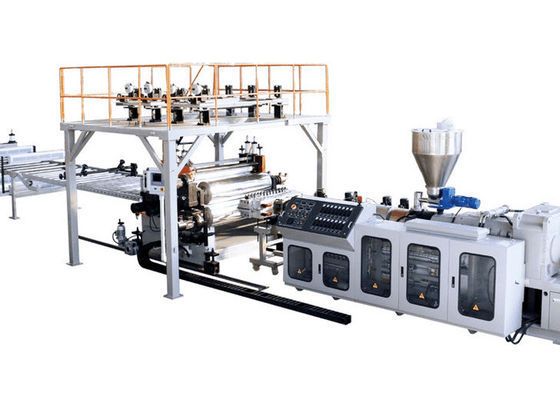 JWELL SPC เครื่องทำพื้นหินพลาสติกสายการอัดขึ้นรูปแผ่นพีวีซี