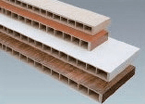 37kw Wpc Board Wood PP PE เครื่องทำประตูพลาสติก