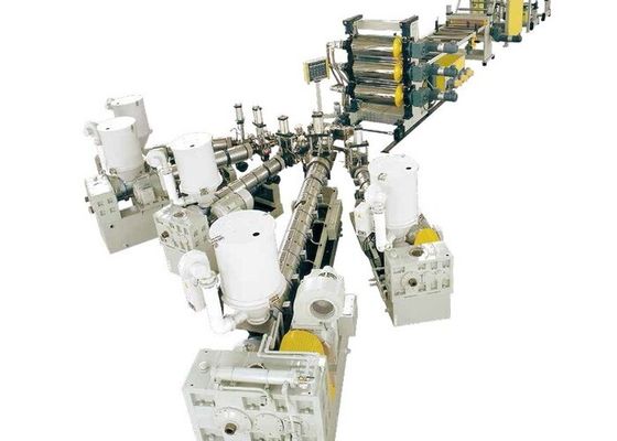 Co Extruder PP EVA EVOH PE Ps เครื่องอัดรีดแผ่นโฟม