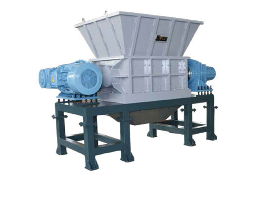 ถังขยะรีไซเคิลพลาสติกสองเพลาขนาด 1000 กก. 22kw