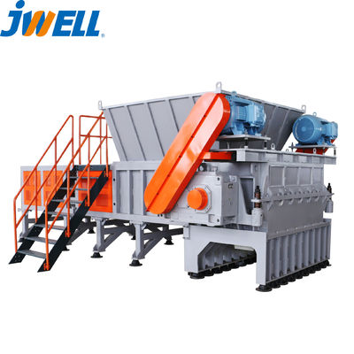 1000kg / H PS Single Shaft Shredder เครื่องรีไซเคิลขยะพลาสติก