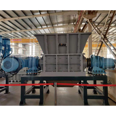 430mm 300kg / H เครื่องรีไซเคิลขยะพลาสติก PET ที่มีแรงบิดขนาดใหญ่