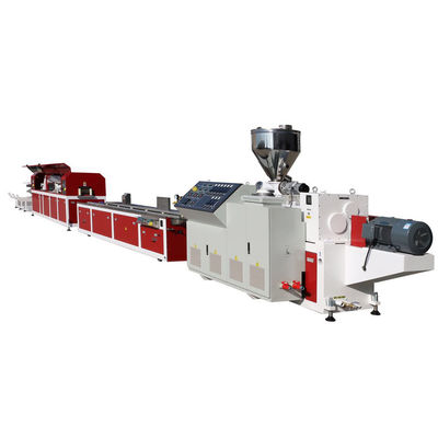 JWELL Double Screw WPC PVC Profile Extrusion Machine เครื่องทำประตูกรอบหน้าต่าง