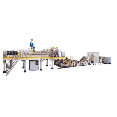 PET PLA สองสกรู Extruder Sheet Extrusion Line