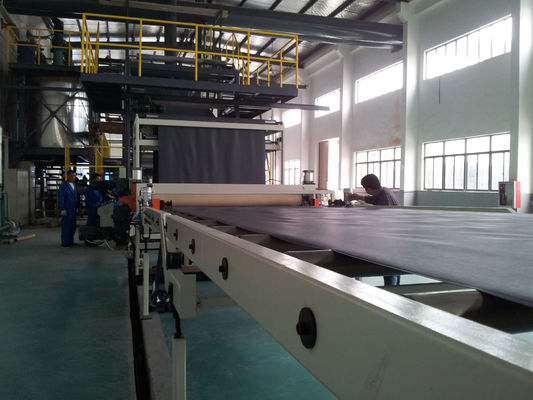 EVA PE PVC TPO Geomembrane เครื่องอัดรีดแผ่นกันน้ำ