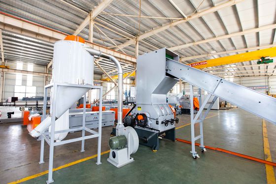 HDPE PVC PP เครื่องหั่นย่อยท่อขนาดเส้นผ่าศูนย์กลางขนาดใหญ่