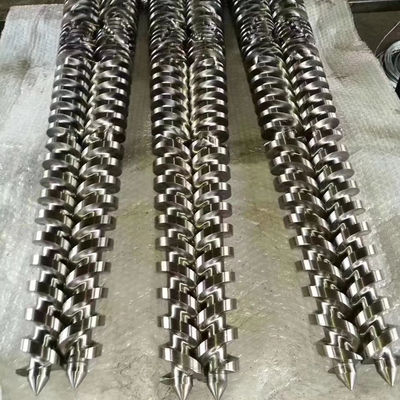 เครื่องอัดรีด สกรูเดี่ยว สกรูทรงกรวยคู่ กระบอกสกรูคู่ขนาน